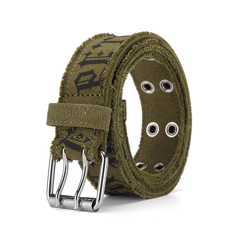 Men’s Canvas Belt with Pin Buckle