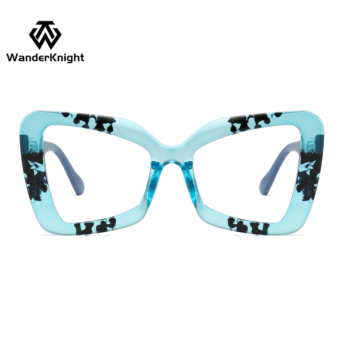 Oversized Square Glasses – European & American Style Eyewear for Bare-Face Looks
