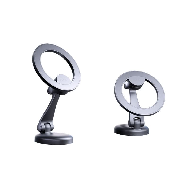 Magnetic Car Phone Holder – Foldable, Anti-Shake, Adhesive Mount