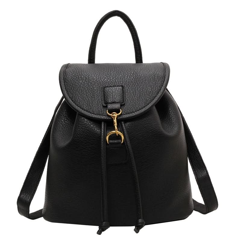 Women's Stylish PU Leather Backpack – Travel & School Bag