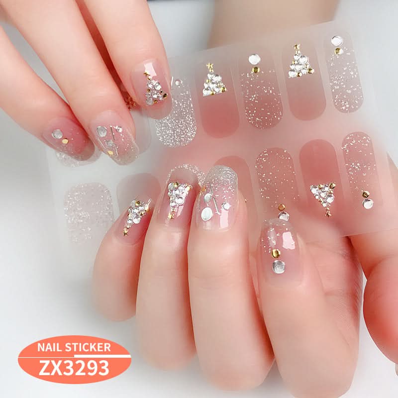 3D Star Diamond Nail Stickers Set
