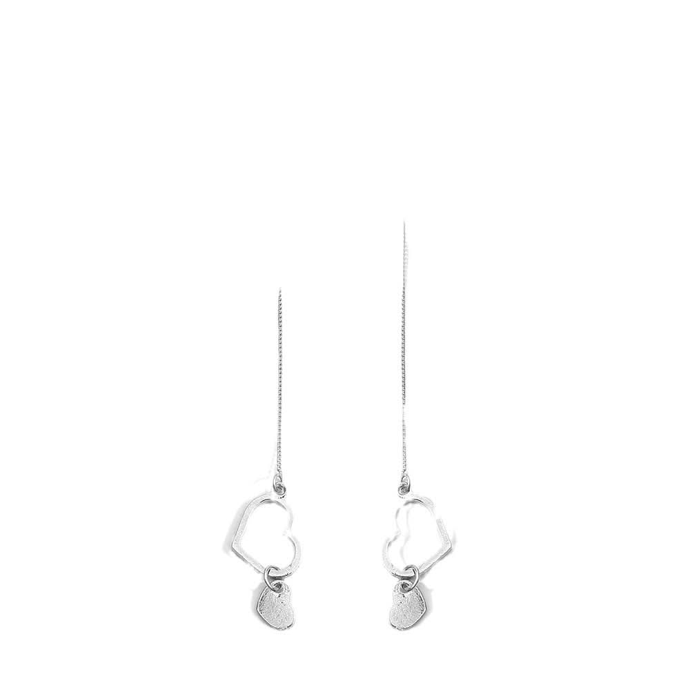 Love Heart Tassel Earrings for Women