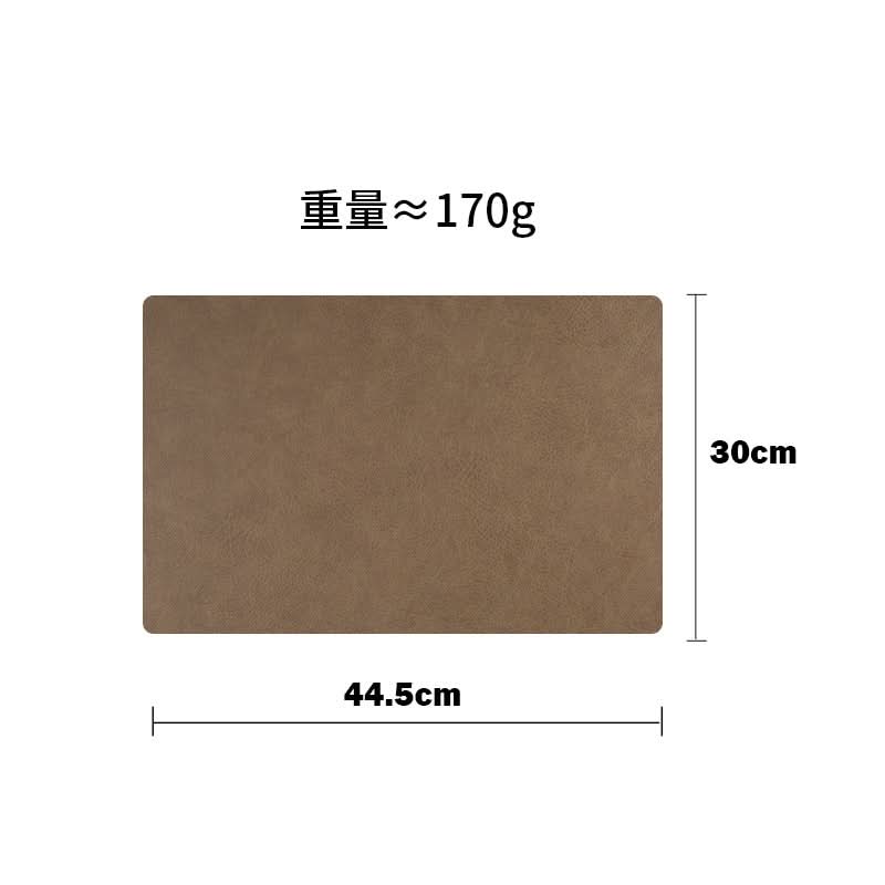 Nordic Style Leather Placemats & Coasters