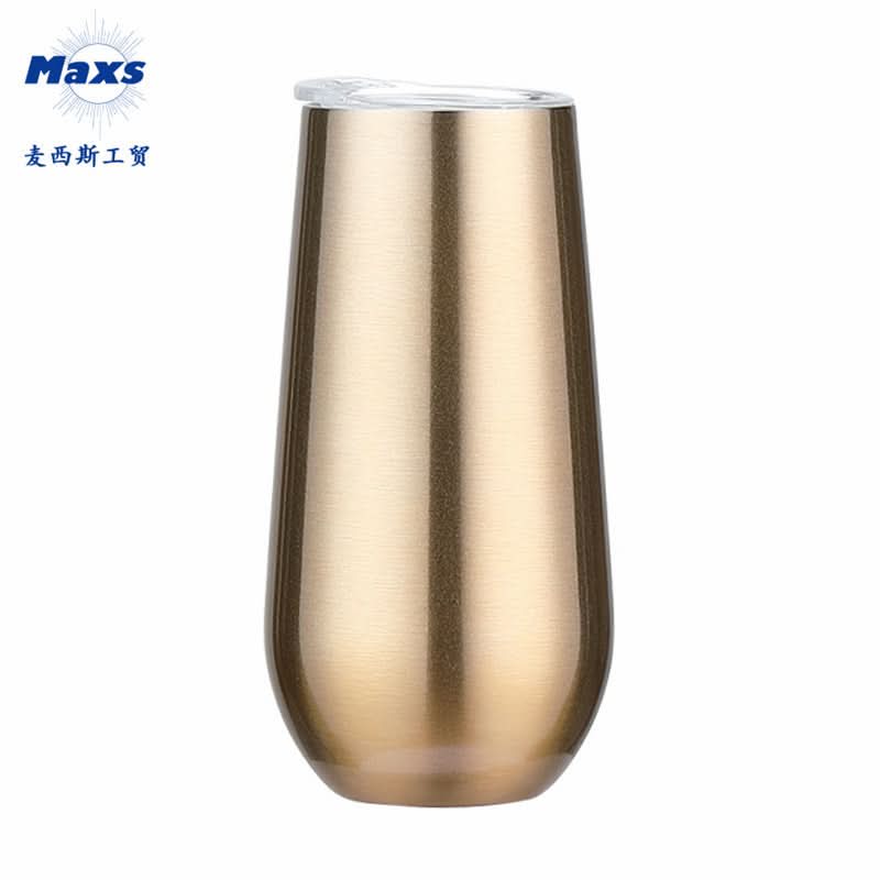Stainless Steel Wine Tumbler | Double-Walled Insulated Eggshell Cup