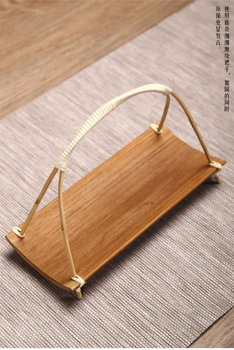 Handmade Bamboo Dessert Tray