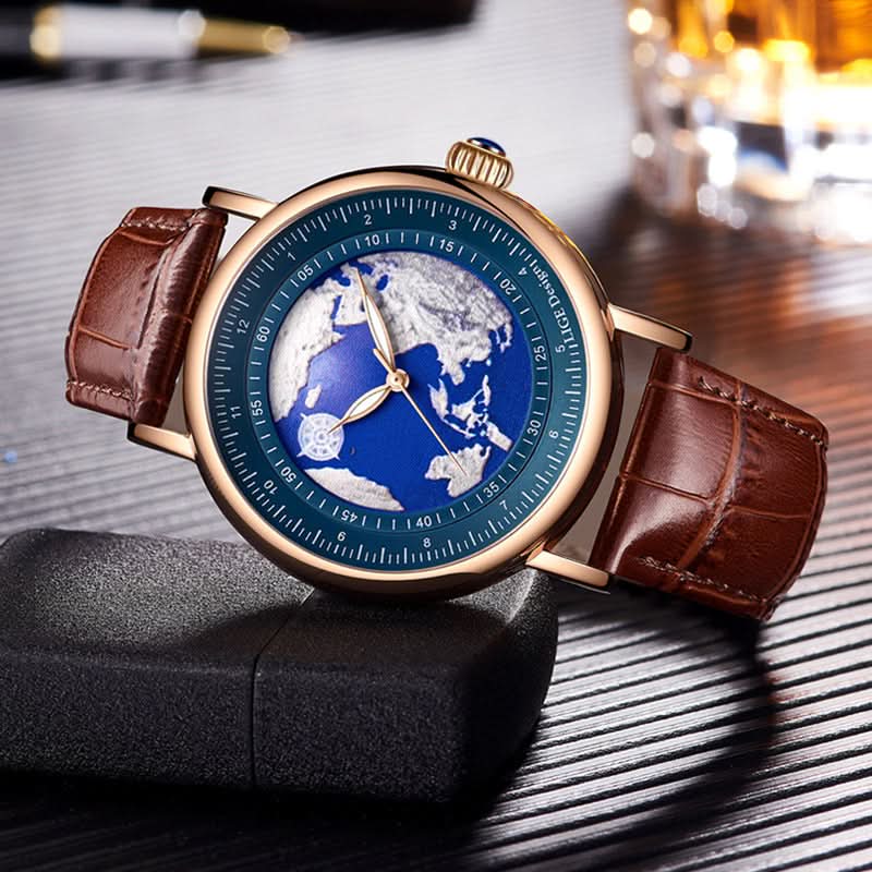 Men's Fashionable Quartz Watch – Business Style, Night Light