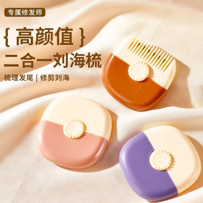 Premium Double-Sided Bangs Trimmer & Thinning Comb