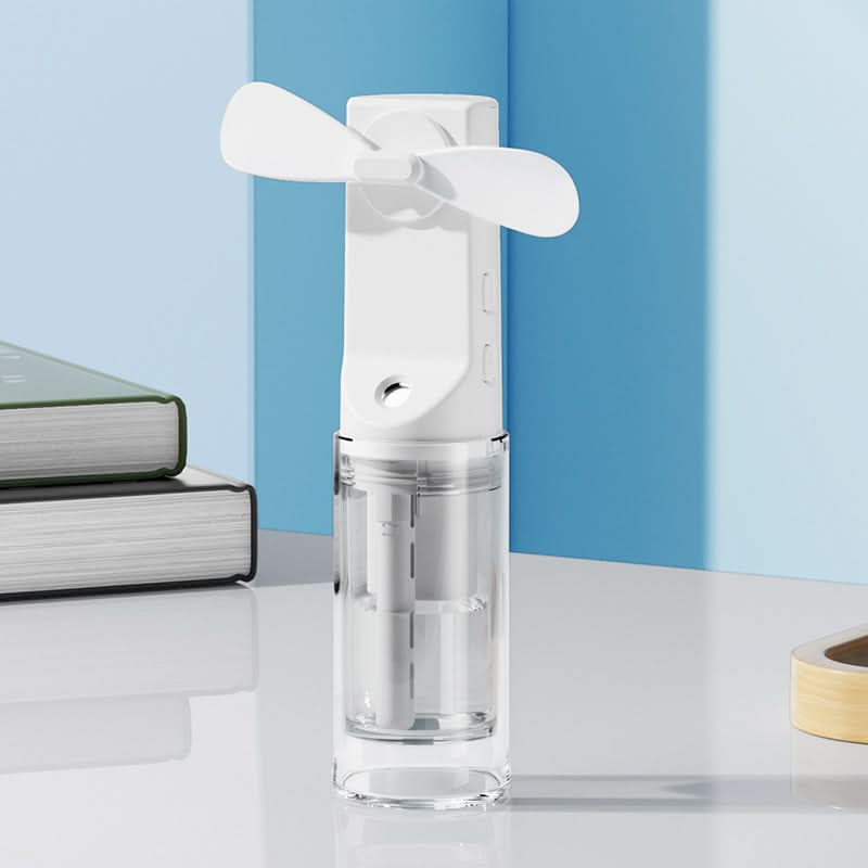 Mini USB Mist Fan – Portable Rechargeable Spray Cooling Fan