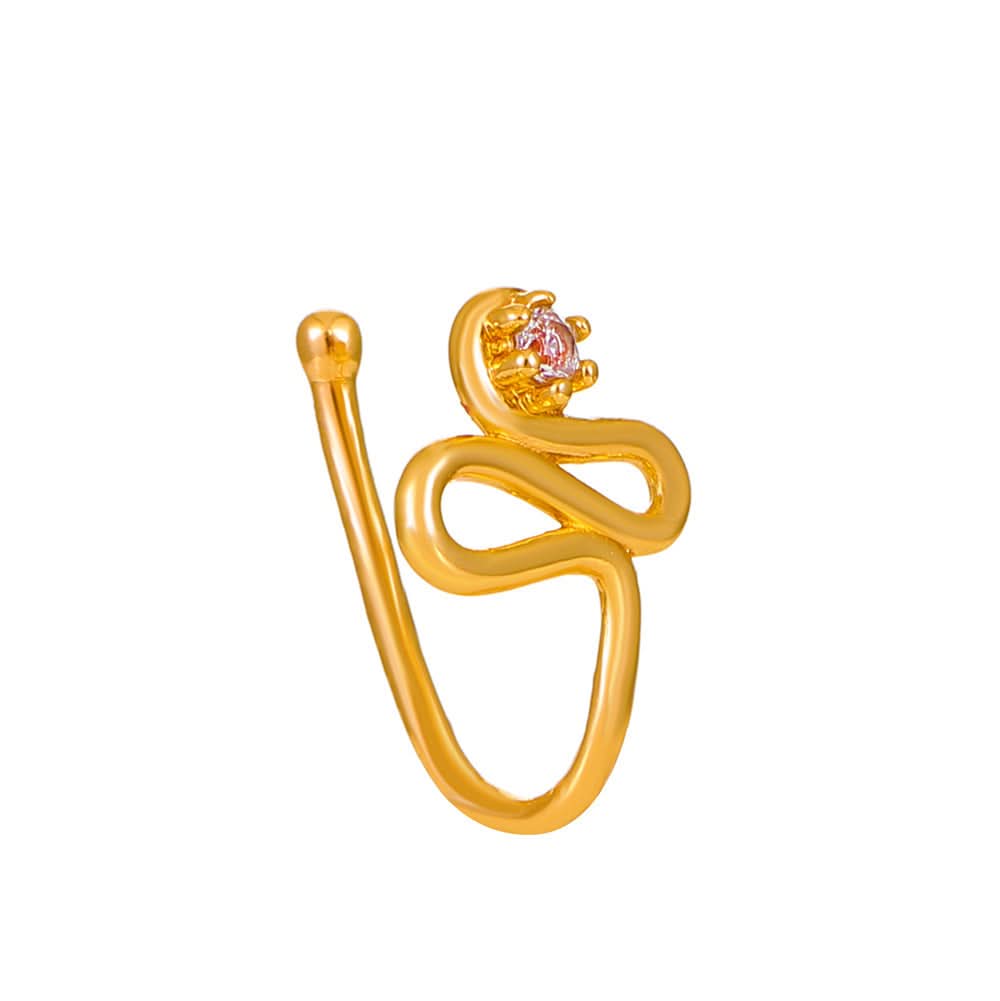 Unisex U-Shape Horn Nose Clip Piercing Jewelry