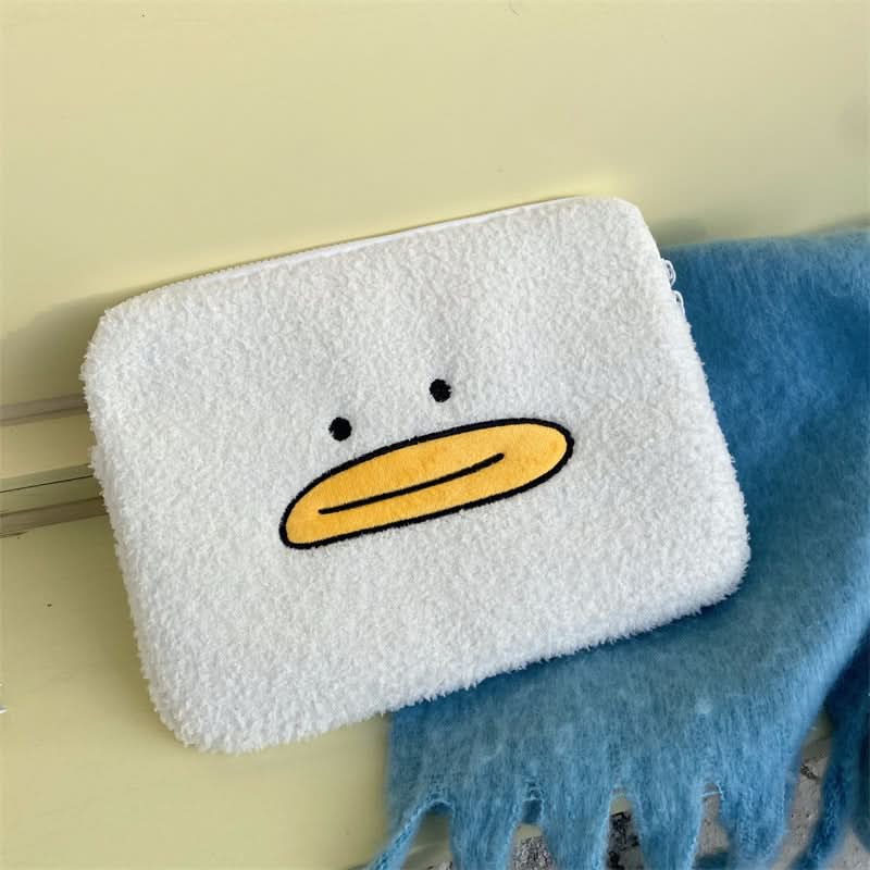 Cute Duck Plush Laptop Tablet Bag 11-15 Inch