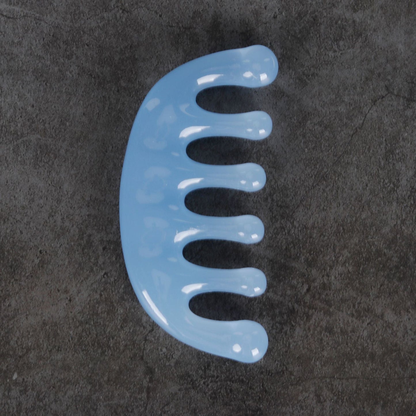 Anti-Static Resin Scalp Massage Comb – Large Tooth Hair Detangler for Curly Hair