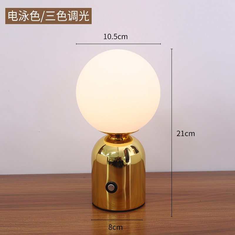 Nordic Macaron LED Table Lamp – Minimalist Desk & Bedside Ambient Light for Home & Café