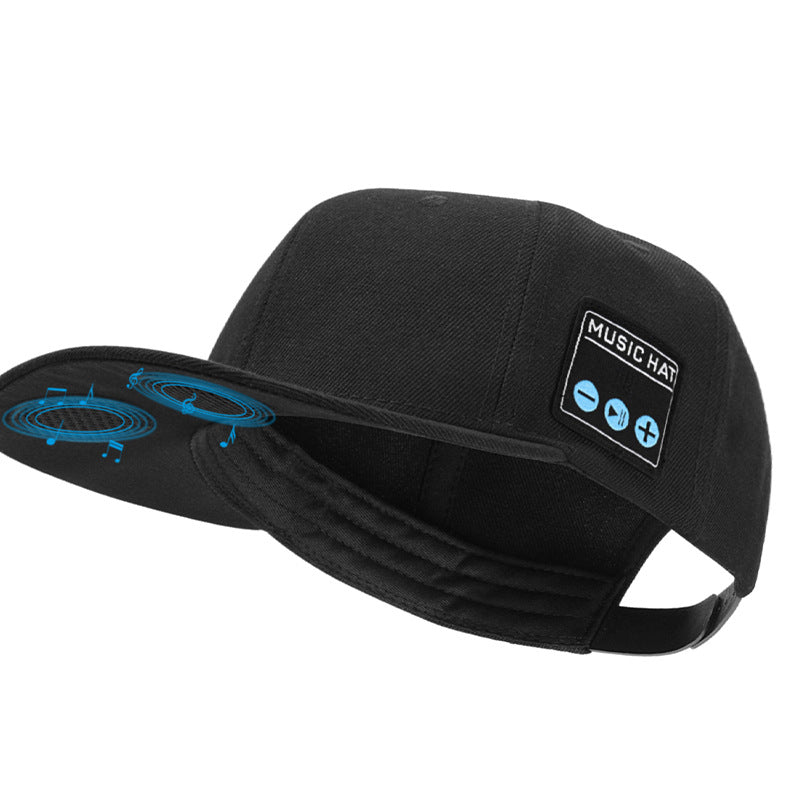 Smart Bluetooth Audio Cap with Stereo Headset – Noise Reduction, Voice Control