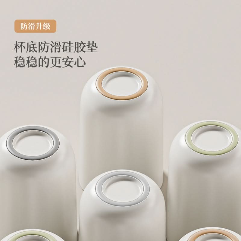 Durable Japanese-Style Mouthwash & Toothbrush Cup for Home & Dorm
