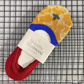 Women’s Invisible Cotton Socks – Non-Slip Boat Socks with Saturn Embroidery (One Size)