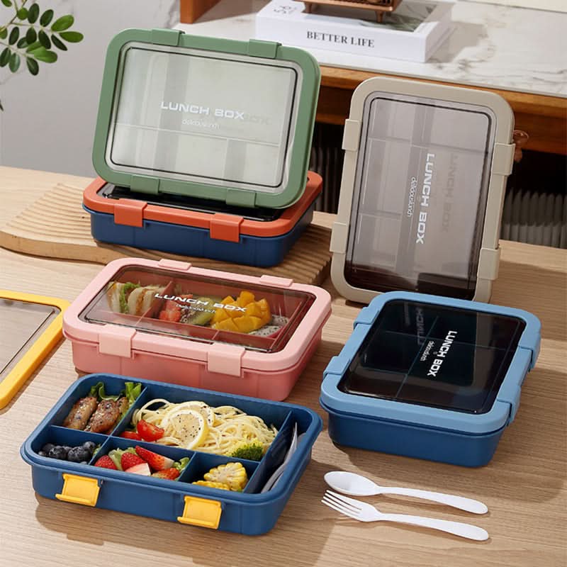 Microwave-Safe Lunch Box – Airtight Container for Students & Meal Prep