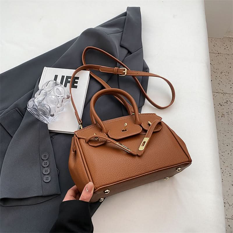 Women's Stylish PU Leather Kelly Bag – Elegant Crossbody Bag