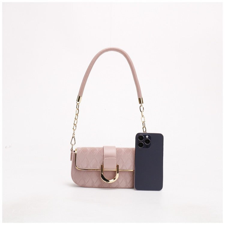 Classy Small Shoulder Bag – Simple PU Square Crossbody for Women
