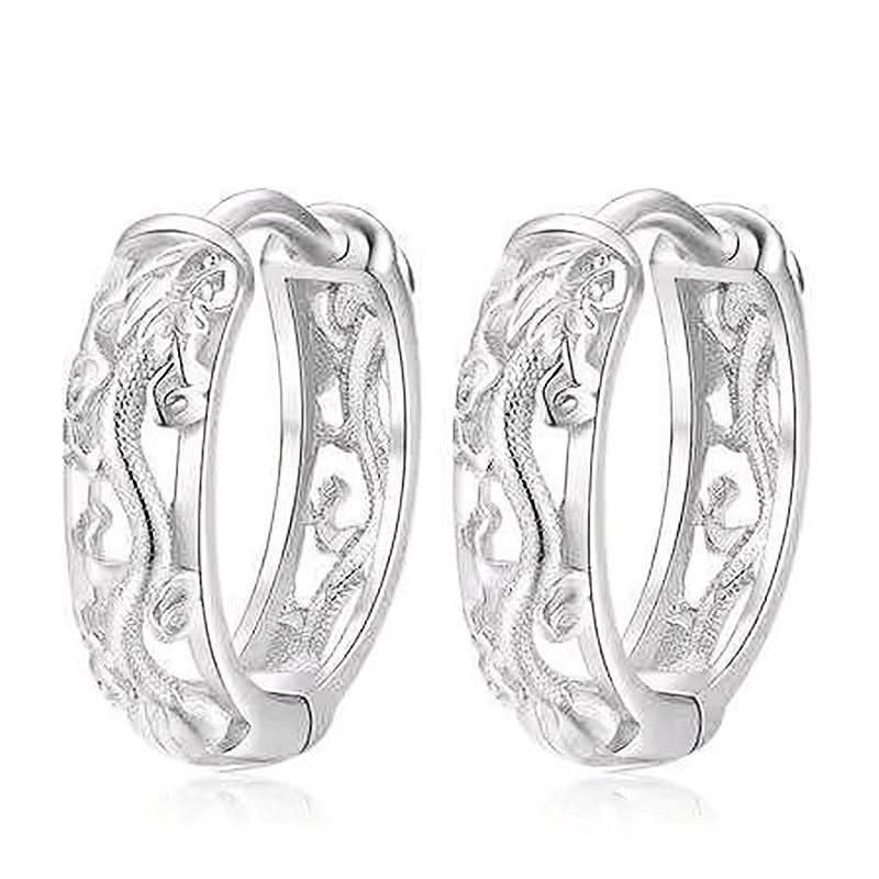 Dragon Hoop Earrings – Fortune-Attracting Earrings for Women
