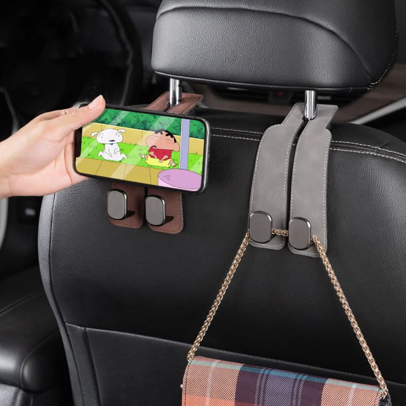 Suede Car Seat Hook for Storage