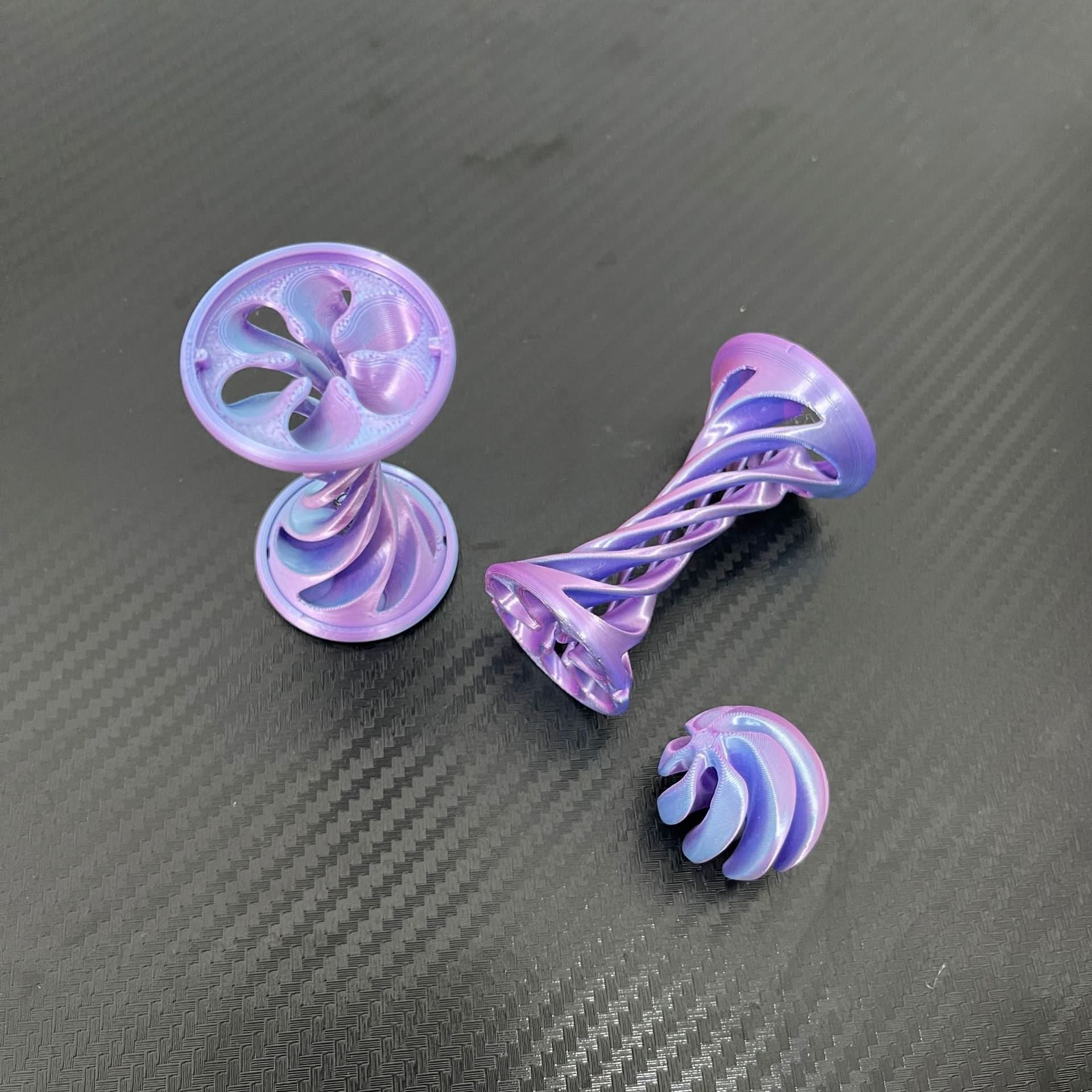 3D Printed Spiral Bounce Toy – Stress Relief & Office Desk Ornament