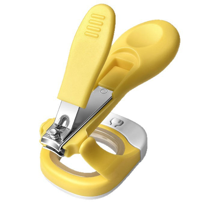 Baby Nail Clipper Set with LED Light & Magnifier – Safe Newborn Nail Scissors & Safety Clippers Kit