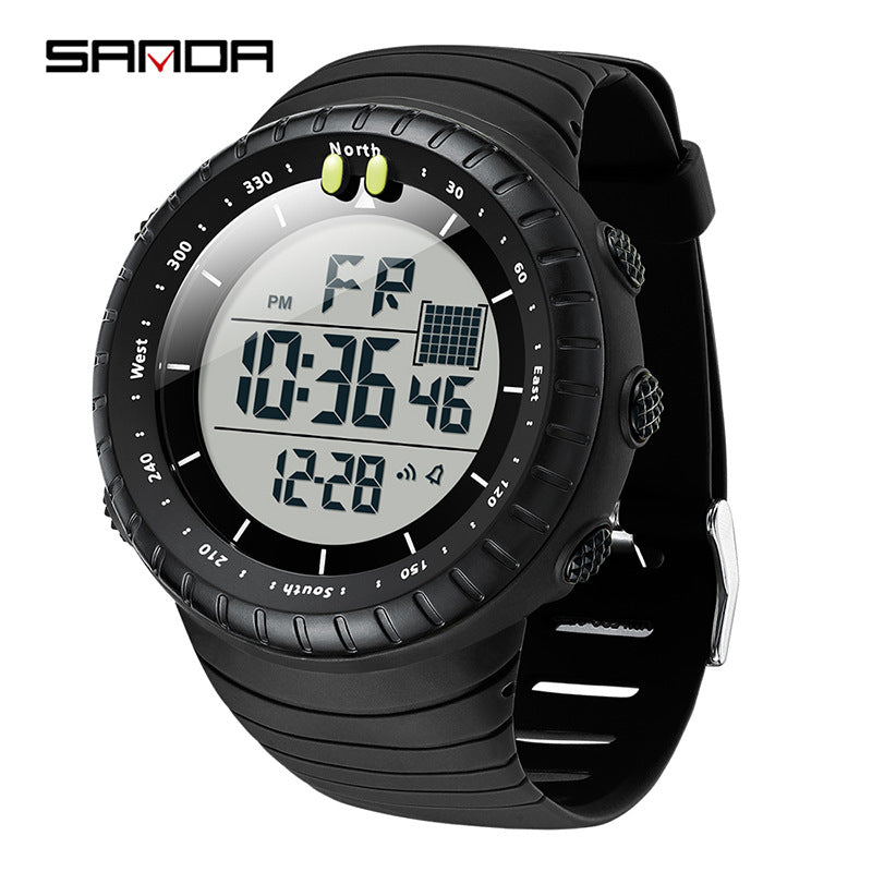 SANDA Luminous Digital Sports Watch – Waterproof Outdoor Multi-Function Men’s Watch