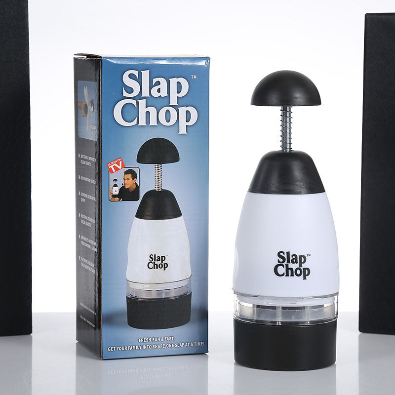 Manual Vegetable Chopper – Multi-Function Garlic Press & Slicer with Stainless Steel Blades