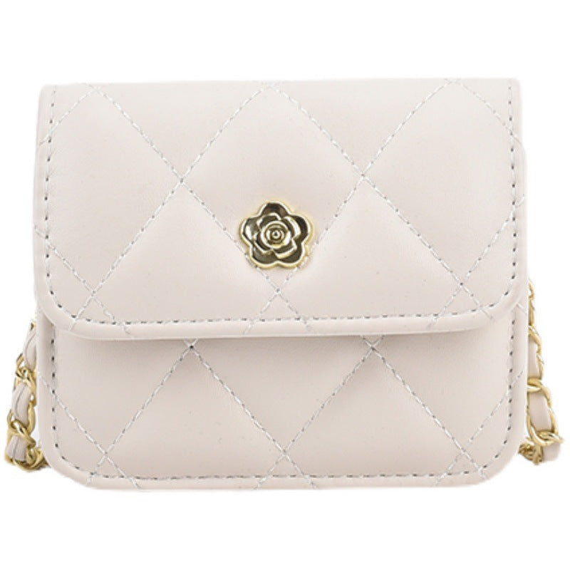 Mini Crossbody Phone Bag for Women – Classic Metallic Chain Shoulder Purse