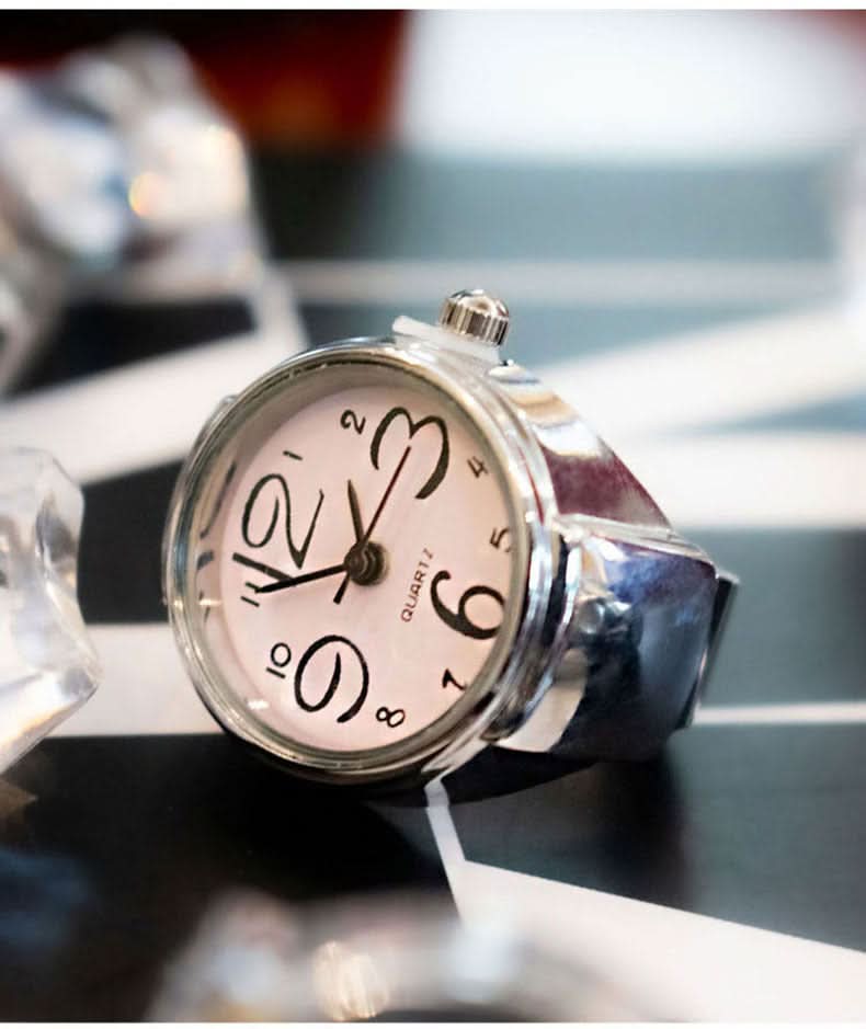 Unisex Ring Watch – Stylish Quartz Finger Watch