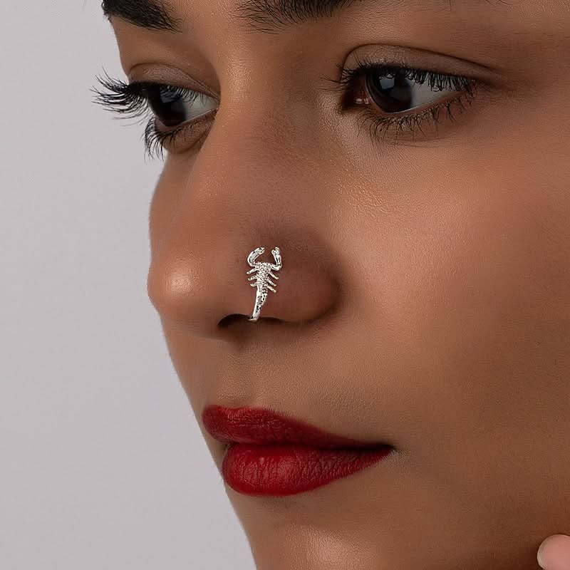 Scorpion Nose Ring Non-Piercing U-Clip