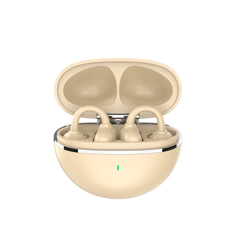 Bluetooth Ear Clip Headset – Open-Ear Wireless Earbuds with Long Battery Life for Gaming & Sports