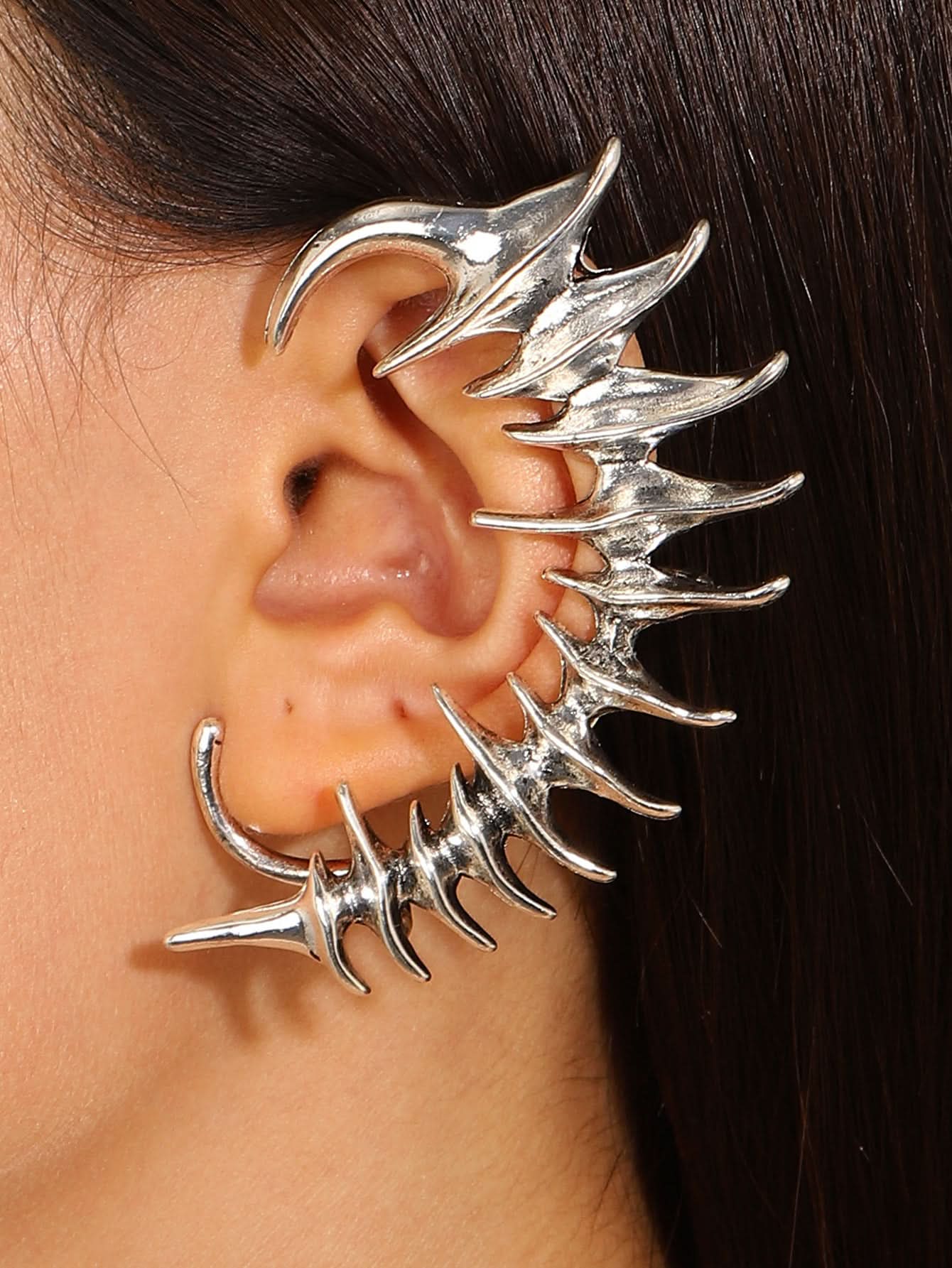 Zircon Spiked Ear Cuff for Women