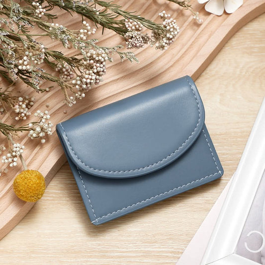 Slim Macaron Coin & Card Holder – Compact Wallet