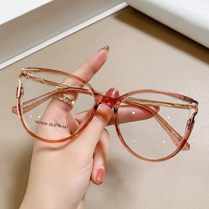 Anti-Blue Light Stylish Computer Glasses For Women – Oval Frame, Gradient Lens