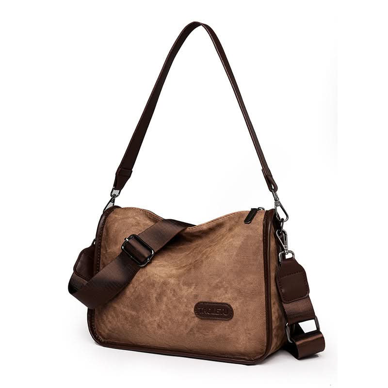 Women's Retro Contrast Color Dumpling Bag – Large-Capacity Shoulder bag