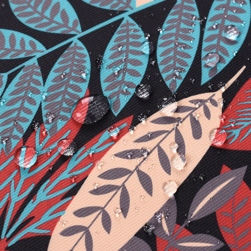Tropical Leaves Laptop Sleeve – Waterproof, Shock-Resistant Case for MacBook, HP & More