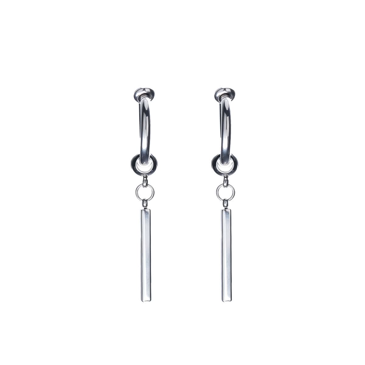 Unisex Sauron Hoop Earrings – Minimalist Fashion Jewelry