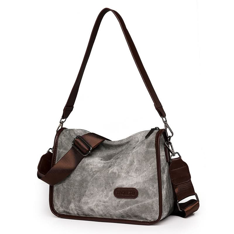 Women's Retro Contrast Color Dumpling Bag – Large-Capacity Shoulder bag