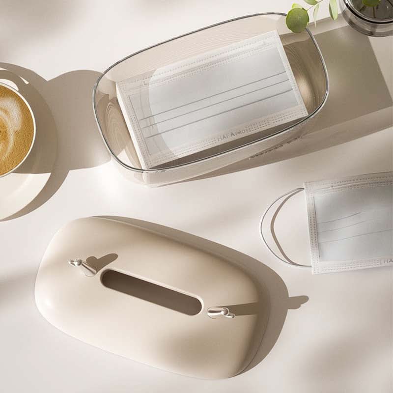Luxury Multi-Functional Tissue Box – With Remote Control Storage