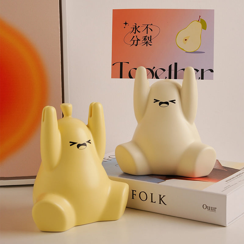 Toto Pear Photo Clip – Ceramic Desk Accessory for Notes & Pictures For Home, Office & Gifts