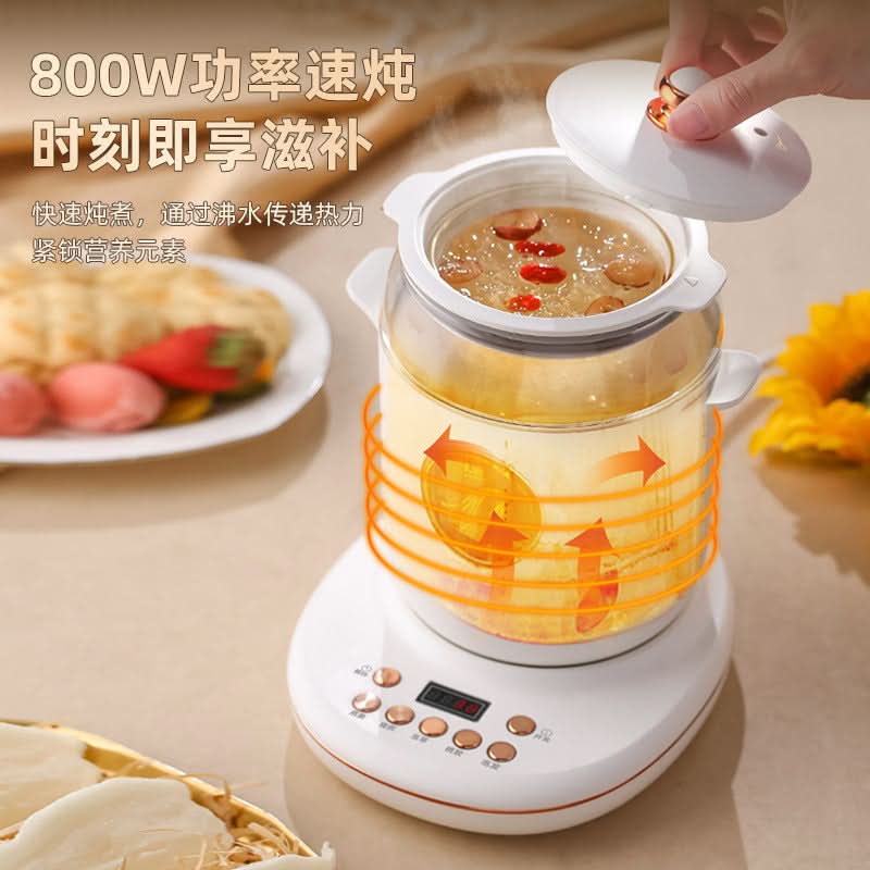 Multifunctional Smart Health Pot - Borosilicate Glass, One-Touch Stew