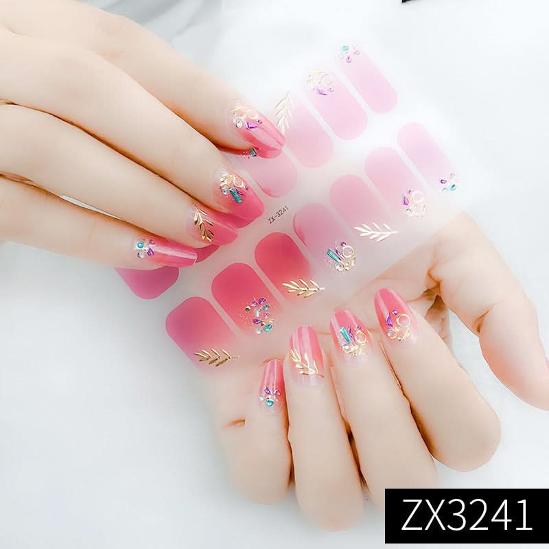 3D Star Diamond Nail Stickers Set