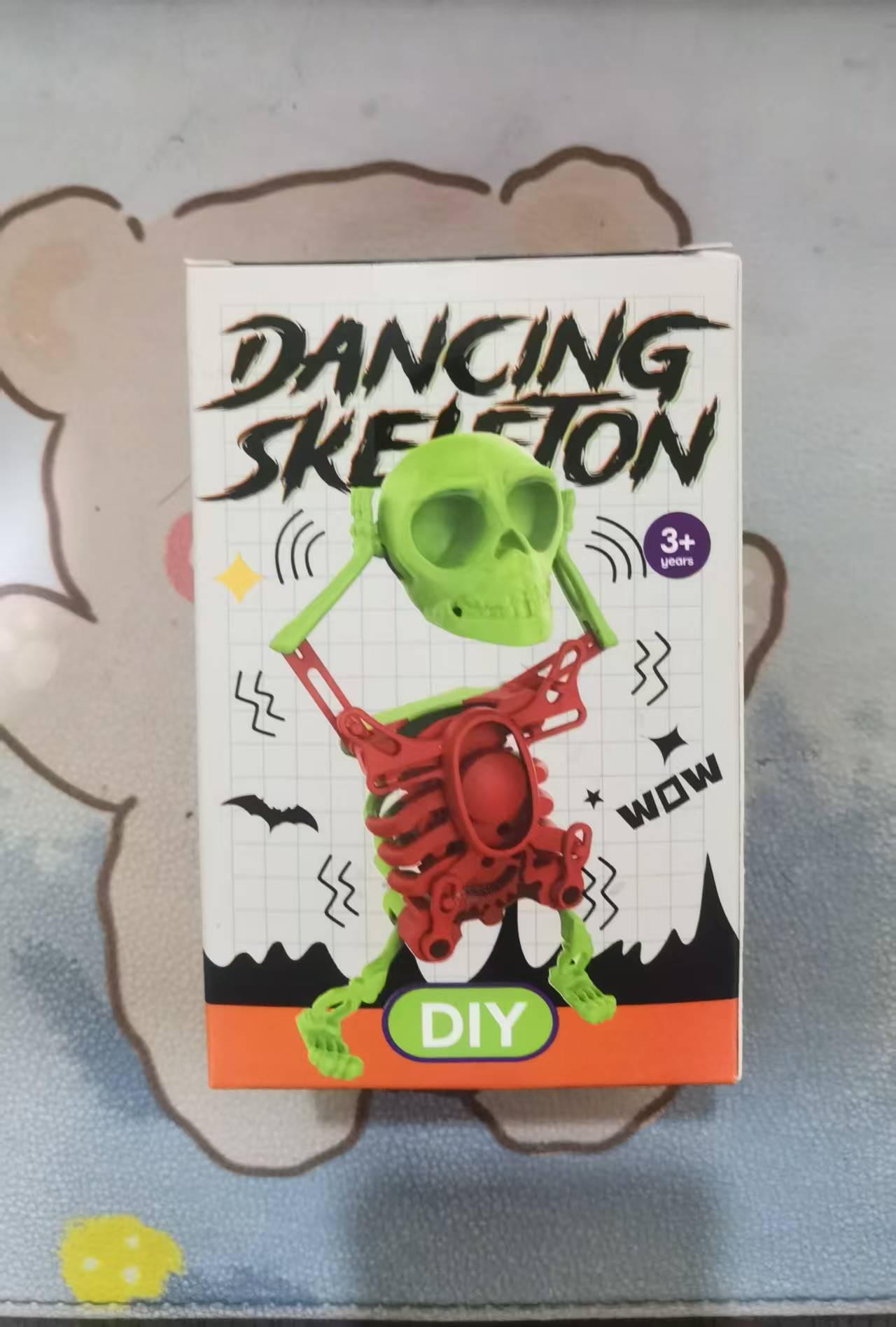 Dancing Skeleton Skull Toy – 3D Printed TikTok Trend Clockwork Figurine