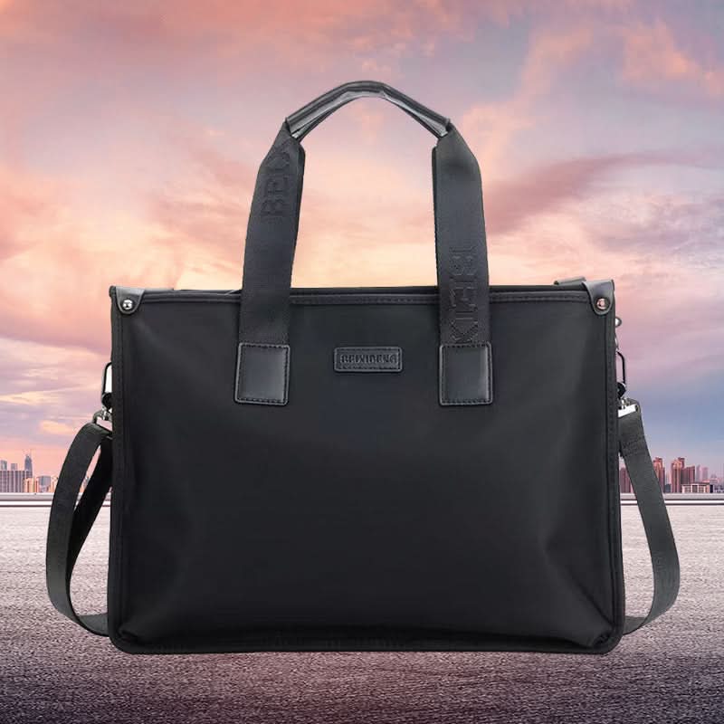Men’s Canvas Oxford Shoulder Bag – Business Messenger Briefcase