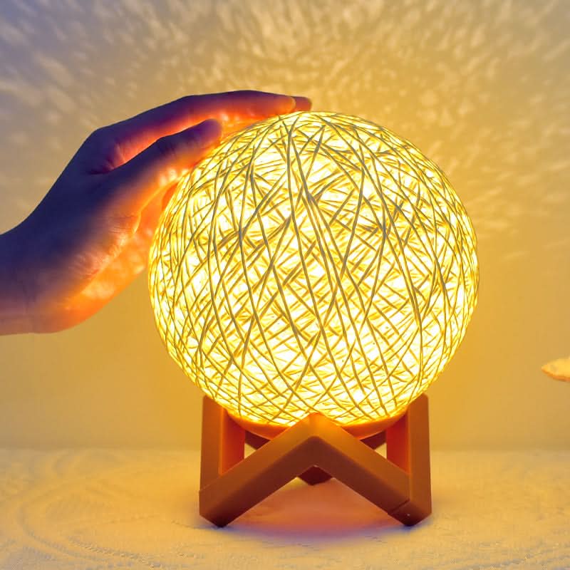 Ball LED Night Light with Starry Sky Projection - Table Lamp