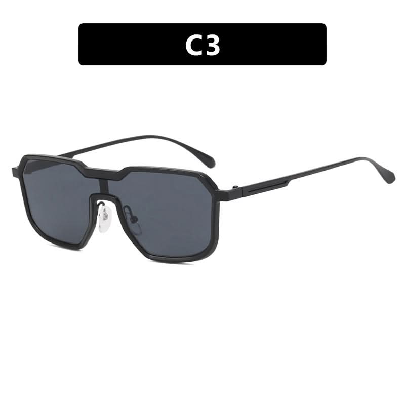 Men's Metal Square Sunglasses for Driving