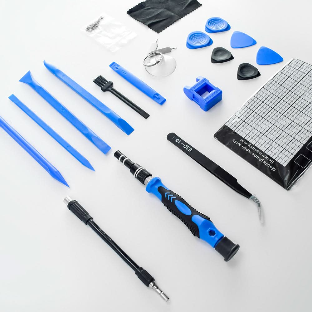 Mobile Phone Repair Tool Kit - Multi-Purpose CRV Chrome Vanadium Screwdrivers