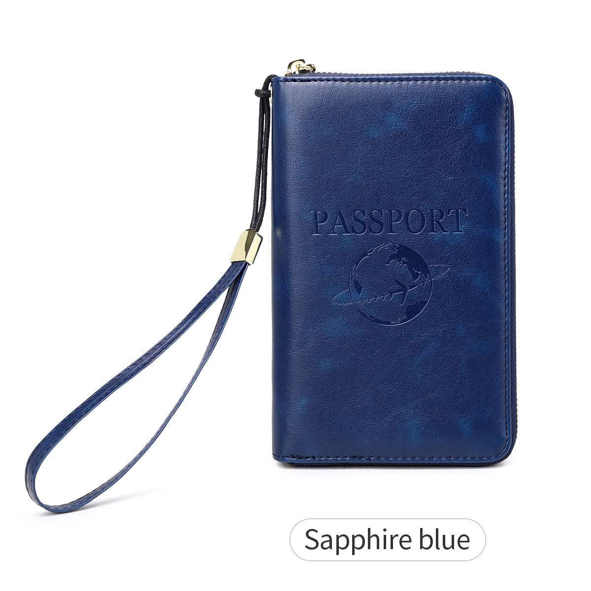 RFID Blocking Passport Holder – Waterproof Travel Wallet With Multi-Card Storage