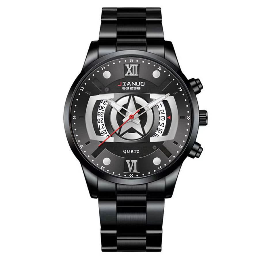 Men's Quartz Business Watch with Calendar